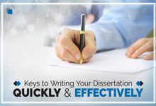 Photo of Keys to Writing your Dissertation Quickly and Effectively: