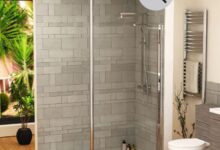 Photo of Frameless walk in shower enclosures in the cloakroom can do wonders