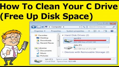 Photo of Free hard disk space
