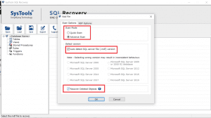 Restore Deleted Database Objects From MDF File