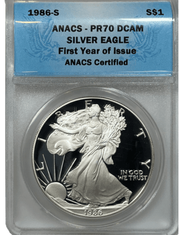 1986 american silver eagle