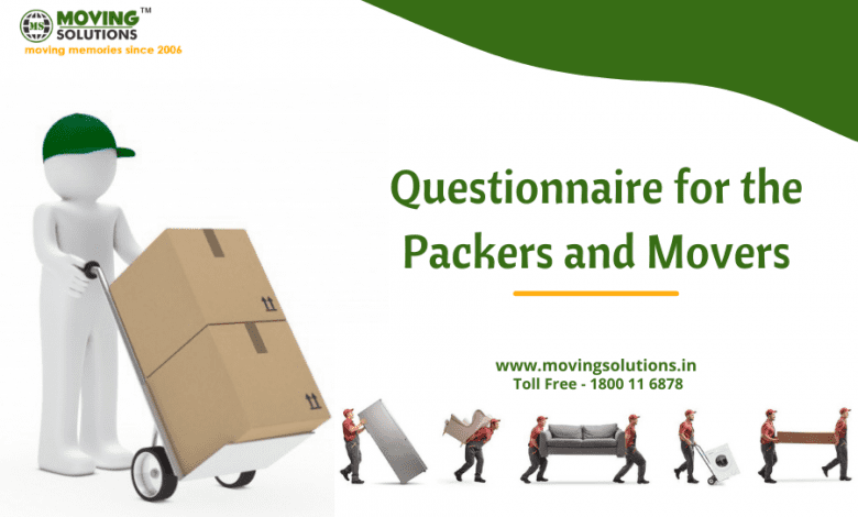 Questionnaire for the Packers and Movers (1)