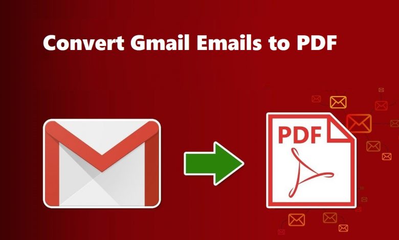 convert Gmail emails to PDF