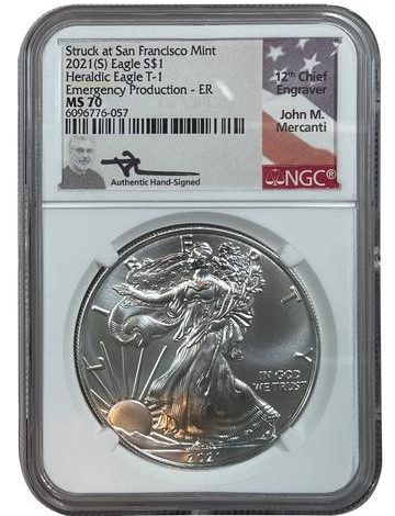 2021 American Silver Eagles