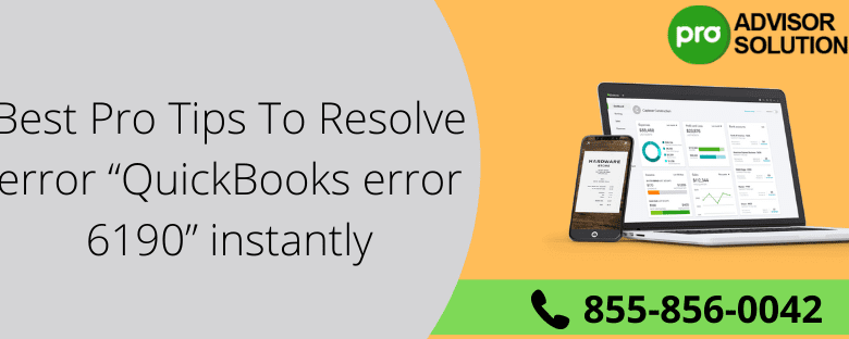 QuickBooks error 6190