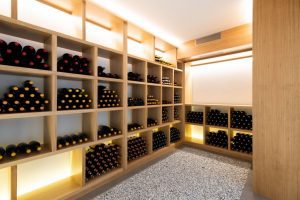 wooden wine racks