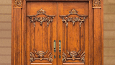 Photo of Hand-Carved Wooden Doors: A Timeless Design