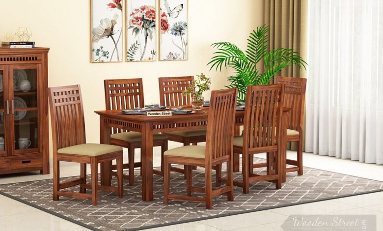 6 Seater Dining Table Set