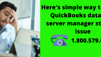 Photo of Simple way to tackle QuickBooks database server manager stopped issue