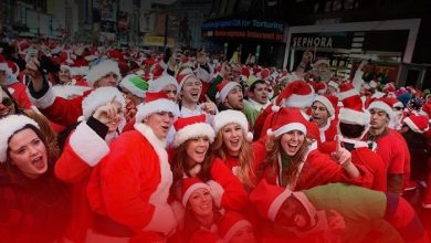 Photo of How to style your red suit for Santacon Hoboken