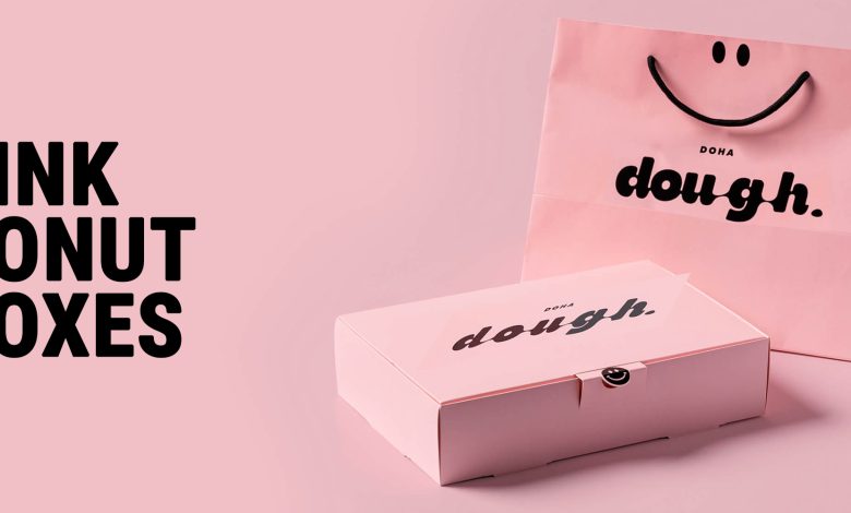 pink donut boxes