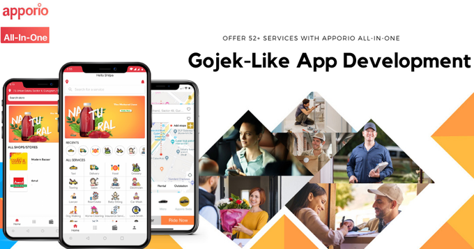 Gojek clone app