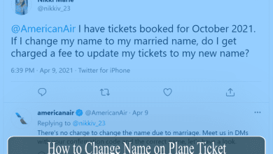 Photo of How to Change Name on Plane Ticket