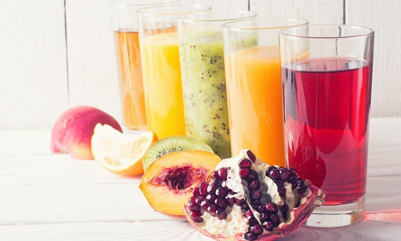 Juices of fruit in our breakfast every day have an impact on the men's health.