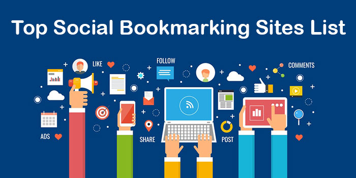 New Social Bookmarking Sites List with high DA & PR