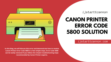 Photo of The Solution to the Canon Printer Error Code 5800
