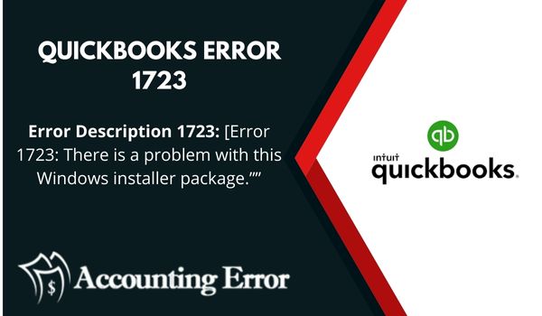 QuickBooks Error 1723