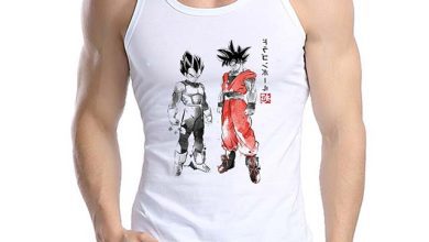 Photo of Goku Gym Bodybuilding shirts DBZ Merchandise White Shirts