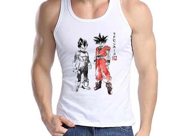 Goku-Vs-Vegeta-Tank-tops-Strong-Mens-Bodybuilding-Shirts-ebay