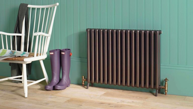 Grey Vertical Column Radiators