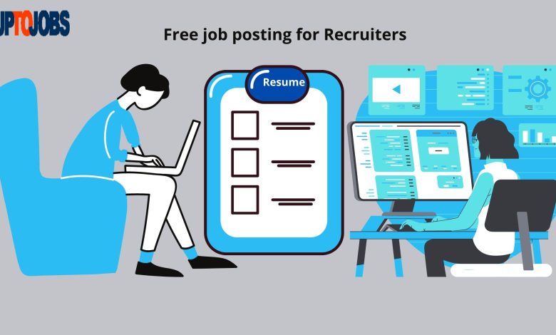 Free Job Postings website is suitable for employers and recruiters