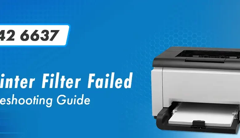 HP Printer Error Filter Failed (2)