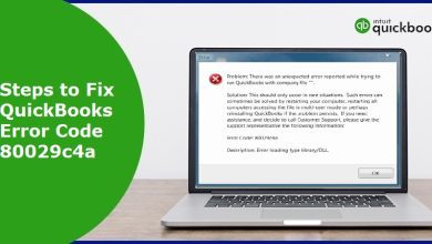 Photo of QuickBooks Error Code 80029c4a- here a quick guide to solve