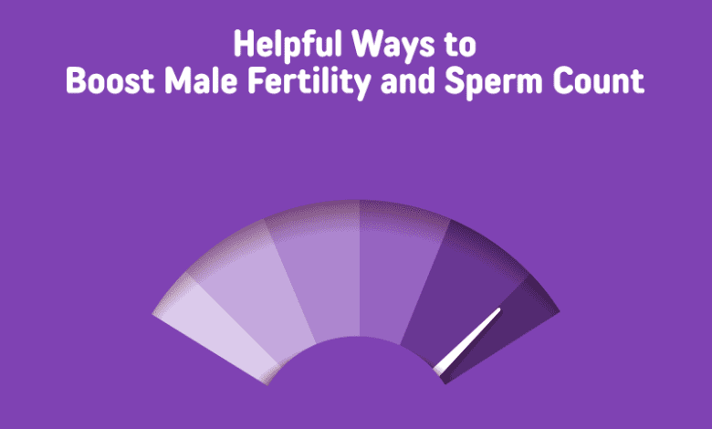 ways to boost male fertility and sperm count