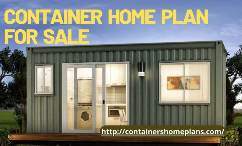 Container home plan for sale