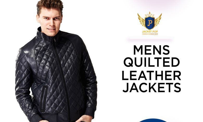 mens Quilted Leather Jackets