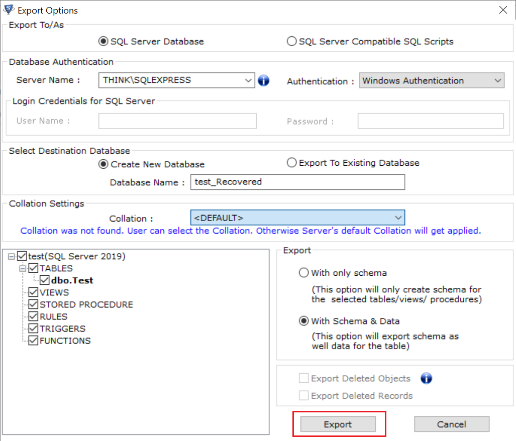 how to transfer data between two SQL servers