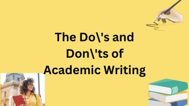 Photo of The Do\’s and Don\’ts of Academic Writing