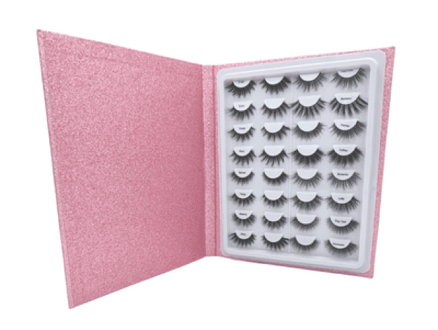 eyelash book packaging