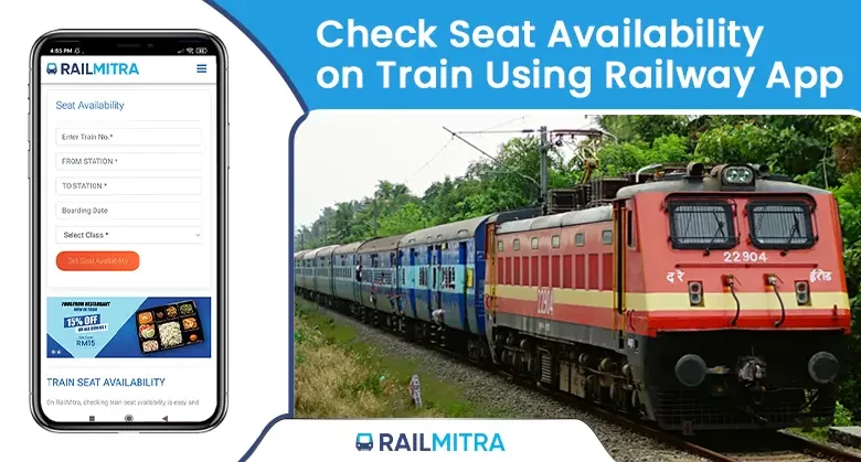 Check Seat Availability on Train Using Railway App