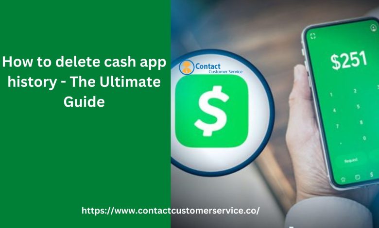 How to delete cash app history