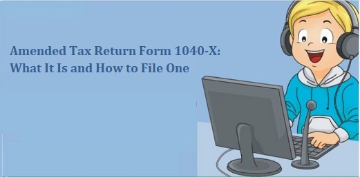 Amended Tax Return Form 1040-X