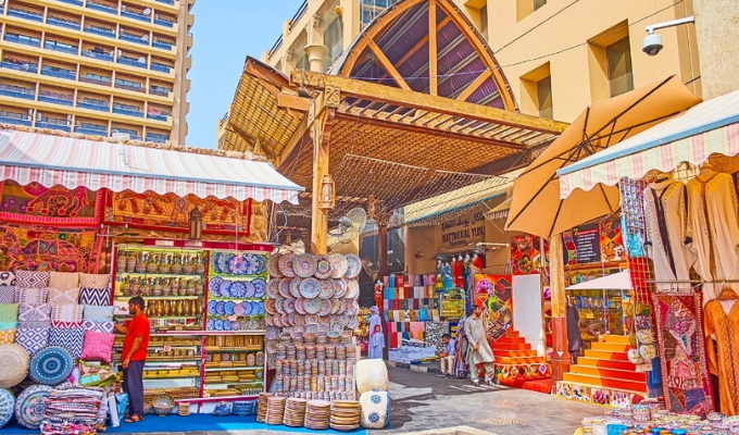 Explore the souks for spices and gold