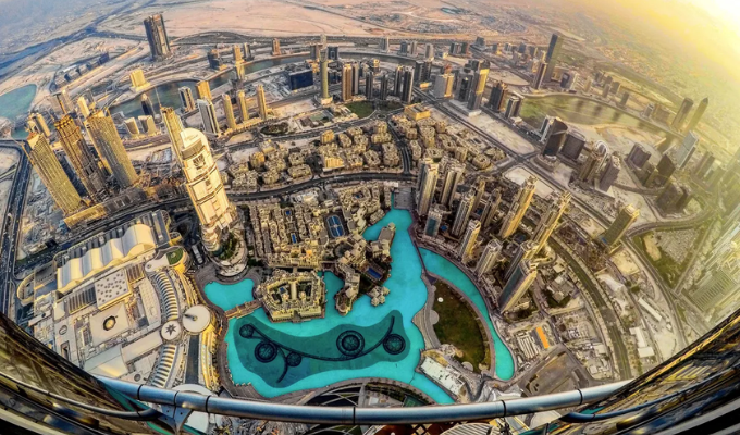 Take in the views from the Burj Khalifa