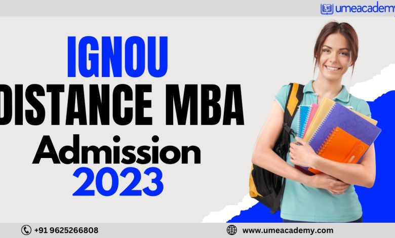 IGNOU Distance MBA Admission 2023