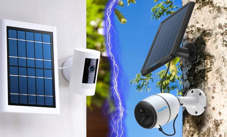 Solar-Powered Surveillance Camera