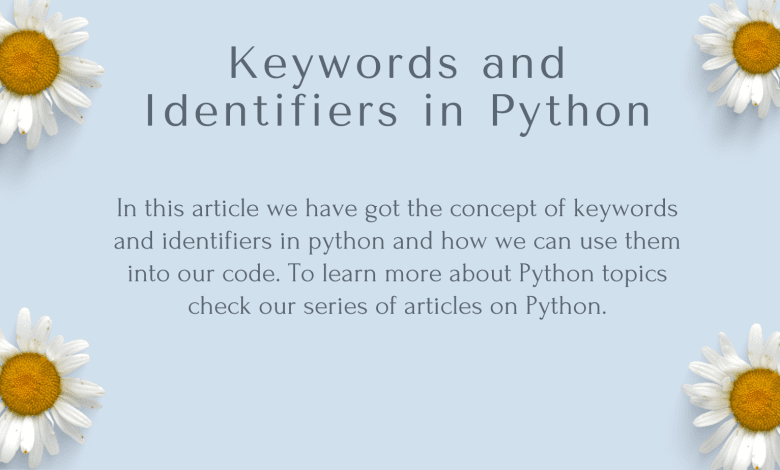 all keywords in python are in