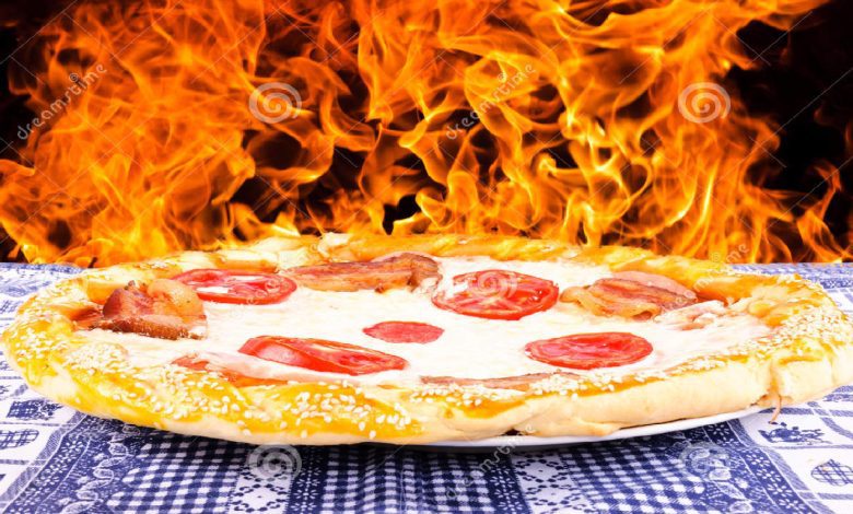 pizza burned